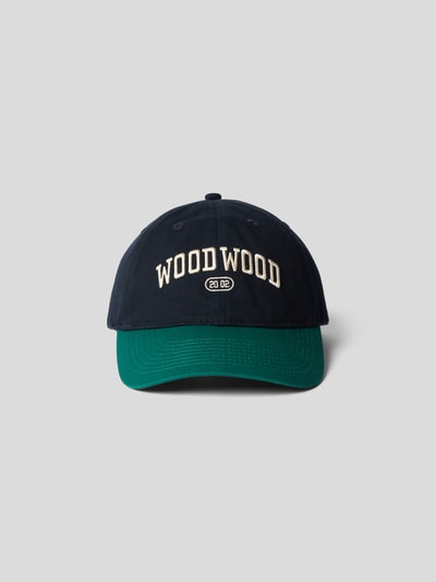 WOOD WOOD Cap mit Brand-Schriftzug Dunkelblau 4