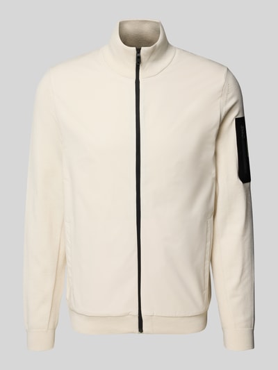 BOSS Green Regular Fit Thermo-Funktionsjacke mit Schurwoll-Anteil Modell 'MOMENTUM' Offwhite 2