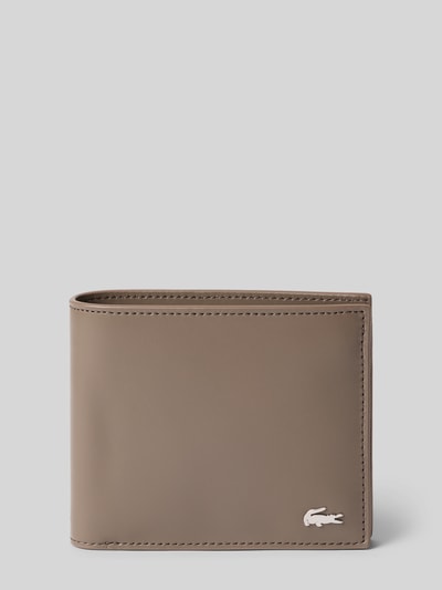 Lacoste Portemonnaie aus echtem Rindsleder Modell 'BILLFORD COIN' Schlamm 1