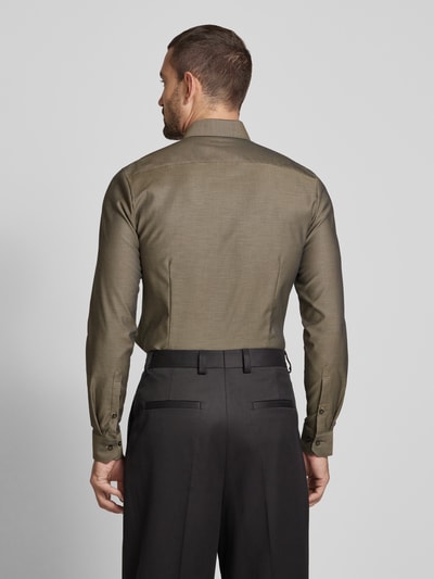 OLYMP No. Six Super Slim Fit Business-Hemd mit Knopfleiste Sand 5