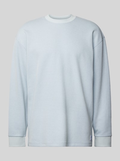 Hugo Blue Gebreide pullover met opstaande kraag Lichtblauw - 2