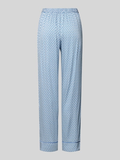 CCDK Copenhagen Straight leg pyjamabroek met tunnelkoord, model 'Janet' Lichtblauw - 3