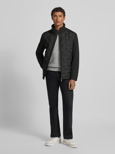 Strellson Regular Fit Steppjacke mit Stehkragen Modell 'AVIO FLEX 2.0' Black 1