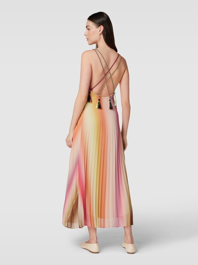 Scotch & Soda Knielange jurk met diepe V-hals Roze - 5