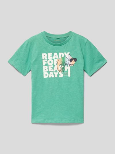 Tom Tailor T-Shirt mit Motiv-Print Grün 1