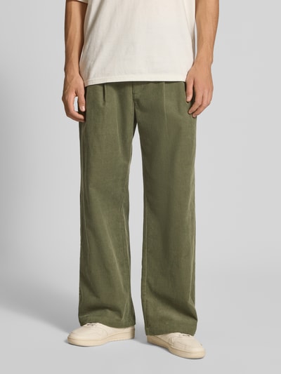 PROHIBITED Cordhose mit Gesäßtaschen Oliv 4