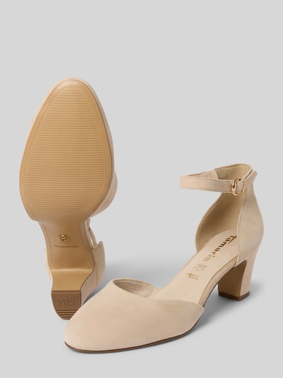 Tamaris Pumps mit Fesselriemen Sand 4