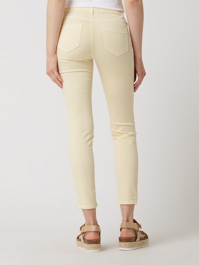 Oui Jegging met stretch, model 'The Baxtor'  Lichtgeel - 5