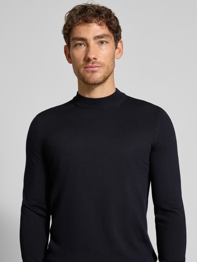 JOOP! Collection Strickpullover aus reiner Wolle Modell 'Davide' Marine 3