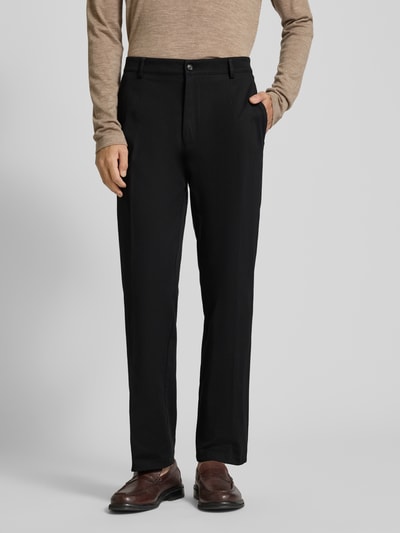 CG - Club of Gents Regular fit broek met Franse steekzakken, model 'Ole' Zwart - 4