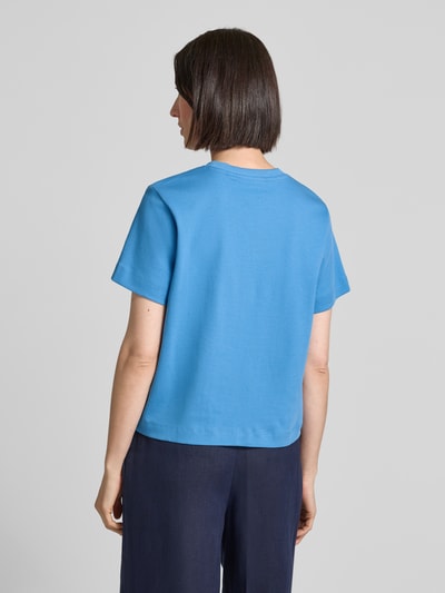 Vero Moda Oversized T-Shirt aus reiner Baumwolle Modell 'SARA METTE' Bleu 5