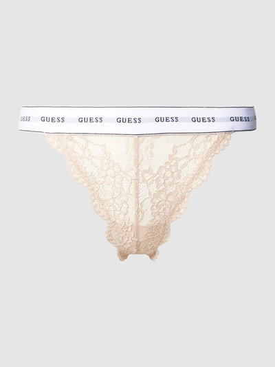 Guess String met kant, model 'BELLE BRAZILIAN' Beige - 1