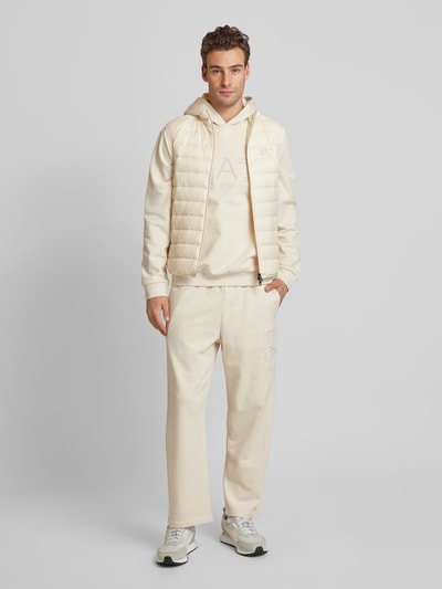 EA7 Emporio Armani Daunenweste mit Daunen-Federn-Füllung Offwhite 1