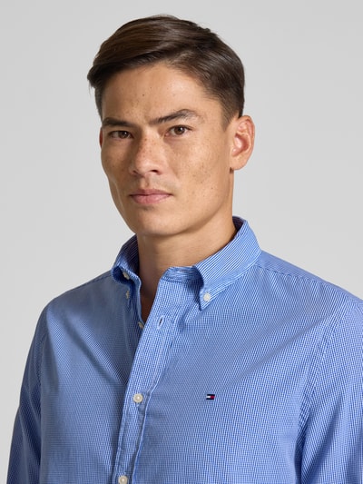 Tommy Hilfiger Regular fit vrijetijdsoverhemd van puur katoen-popeline Koningsblauw - 3