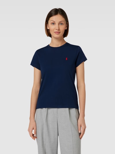 Polo Ralph Lauren T-Shirt mit Logo-Stitching Blau 4