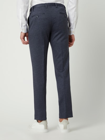 HECHTER PARIS Modern fit pantalon met stretch  Donkerblauw - 5