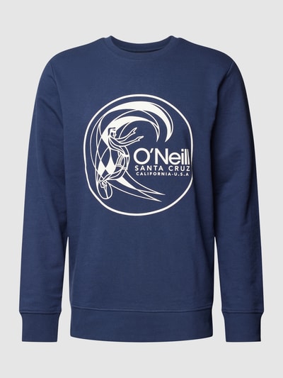 ONeill Sweatshirt met logoprint, model 'CIRCLE SURFER' Marineblauw - 2