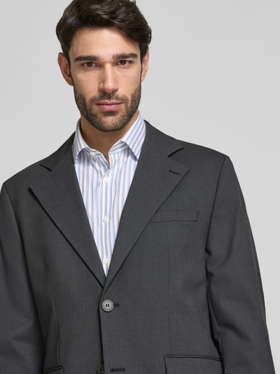 ANNARR Regular Fit 2-Knopf-Sakko mit Pattentaschen Modell 'TOKI' Black 3