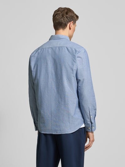 Marc O'Polo Regular Fit Freizeithemd aus reiner Baumwolle Marine 5