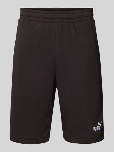 PUMA PERFORMANCE Regular Fit Sweatshorts mit Label-Stitching Modell 'ESS No. 1' Black 2