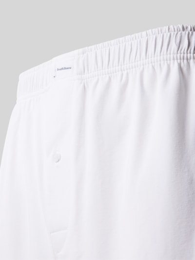 Bread & Boxers Boxershorts mit elastischem Bund im 2er-Pack Weiss 2