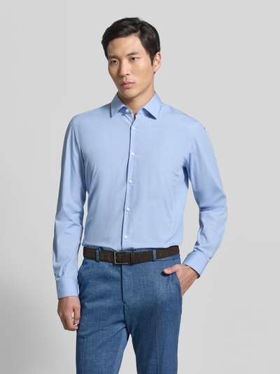 HUGO Slim Fit Businesshemd aus reiner Baumwolle Modell 'KOEY' Hellblau 4