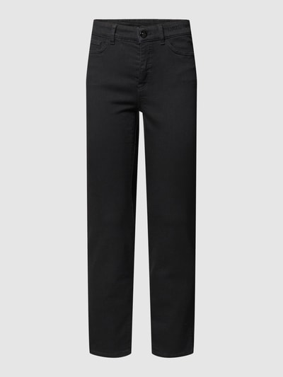 Marc Cain Slim fit jeans in 5-pocketmodel, model 'SILEA' Zwart - 2