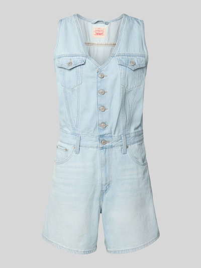 Levi's® Jeansjumpsuit mit Knopfleiste Modell 'VEST ROMPER ROM COM' Jeansblau 2