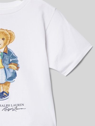 Polo Ralph Lauren Teens T-Shirt mit Motiv- und Label-Print Weiss 2