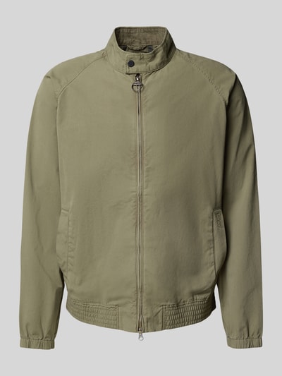 Barbour Regular Fit Blouson aus reiner Baumwolle Oliv 2