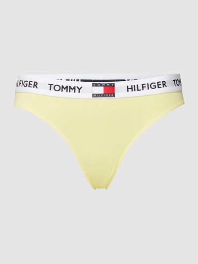 TOMMY HILFIGER Slip mit Label-Patch Hellgelb 2