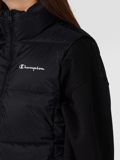 CHAMPION Bodywarmer met labelprint, model 'POLYFILL VEST' Zwart - 3