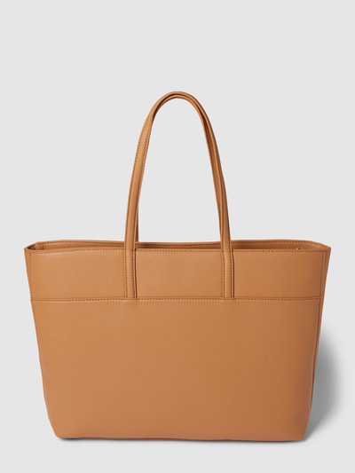 CK Calvin Klein Shopper mit Label-Details Cognac 4