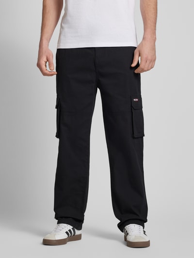REVIEW Cargohose mit Label-Detail Black 4