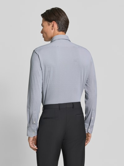 BOSS Regular Fit Businesshemd mit Strukturmuster Modell 'P-JOE-K-261' Black 5