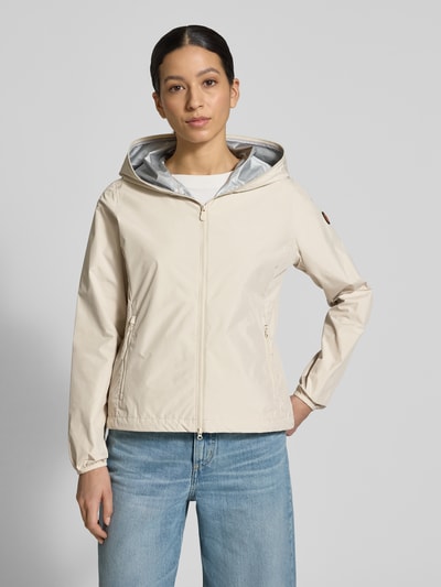 Save The Duck Regular Fit Jacke mit Zweiwegereißverschluss Modell 'Stella' Sand 4