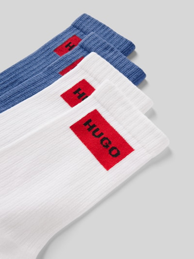 HUGO Socken mit Label-Stitching im 3er-Pack Jeansblau 2