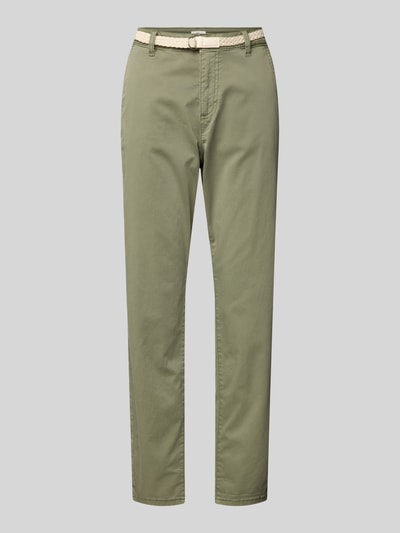 s.Oliver RED LABEL Regular Fit Chino aus Baumwoll-Mix Khaki 2