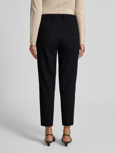 CAMBIO Broek van viscosemix met persplooien, model 'KRYSTAL' Zwart - 5