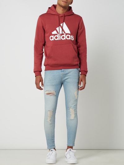 ADIDAS SPORTSWEAR Hoodie met logoprint  Donkerrood - 1