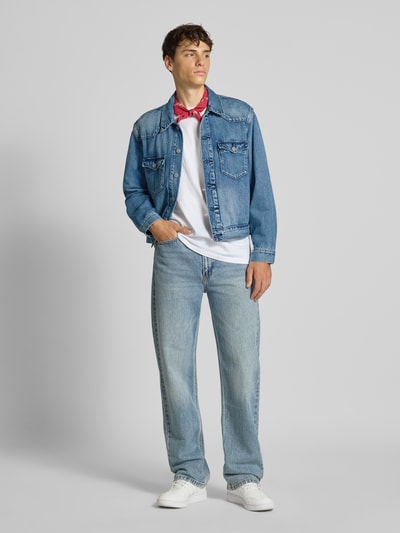 Levi's® Jeansjacke mit Kentkragen Modell 'THATS A MYTH TRUCKER' Jeansblau 1