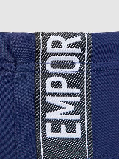 Emporio Armani Badehose mit Label-Details Dunkelblau 2