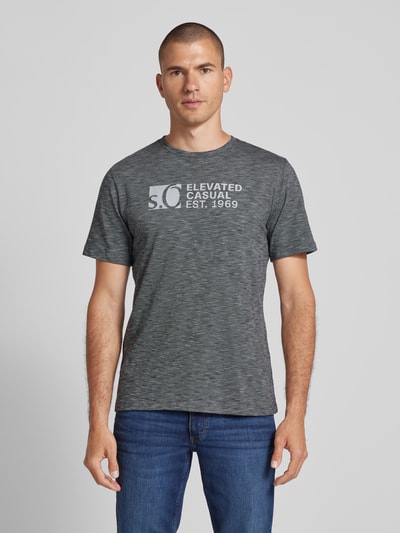 s.Oliver RED LABEL T-Shirt mit Label-Print Black 4