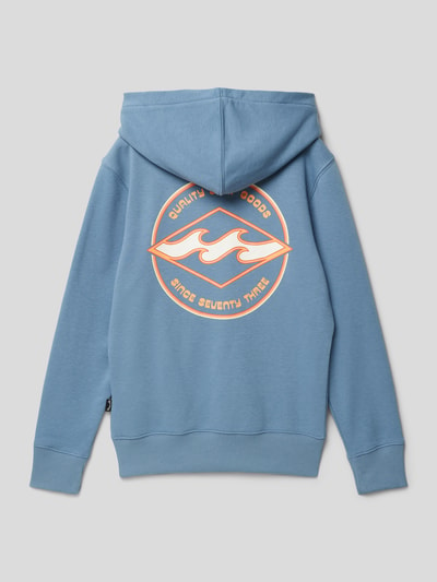 Billabong Hoodie met logoprint op de achterkant, model 'FOUNDATION PO' Rookblauw - 3