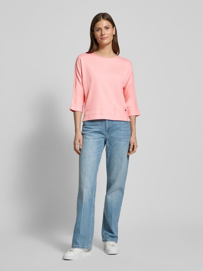 Marc Cain T-Shirt mit 3/4-Arm Pink 1