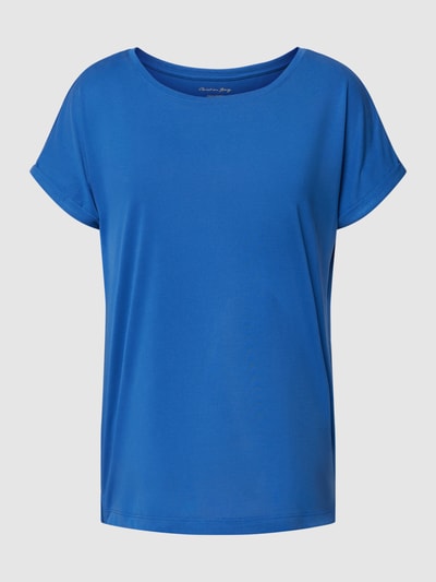 Christian Berg Woman T-shirt met extra brede schouders Blauw - 2