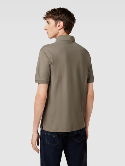Emporio Armani Poloshirt mit Label-Stitching Beige 5
