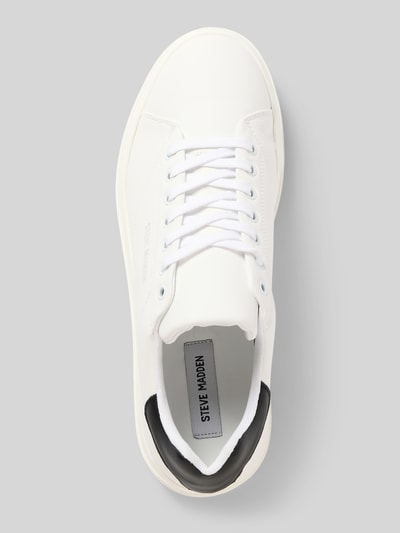 Steve Madden Leren sneakers met labelopschrift, model 'FYNNER' Wit - 3