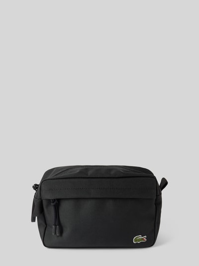 Lacoste Kulturtasche mit Label-Patch Black 1