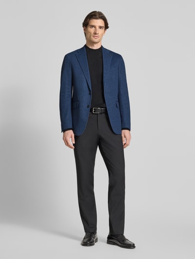 Carl Gross 2-knoops colbert met reverskraag, model 'Faith' Bleu - 1